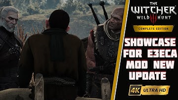 Showcase for E3 ENHANCED COMBAT ANIMATIONS(E3ECA)Mod & Ghosts of The Past Quest | The Witcher 3 | 4K