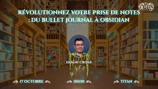 Révolutionnez votre prise de notes : du Bullet Journal à Obsidian