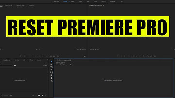 How to RESET PREMIERE PRO layout to default ( in 5 Seconds)