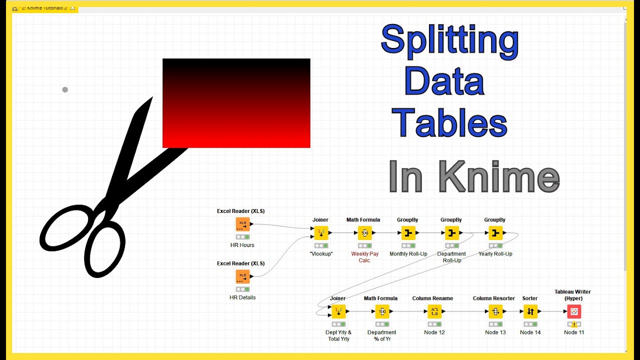 How to Split Data Tables in Knime (part 1)