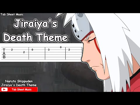 Naruto Shippuden - The Guts To Never Give Up (Jiraiya's Death Theme) Guitar Tutorial