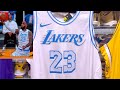 Lebron James Authentic City Edition Jersey ( Elgin Baylor Edition)