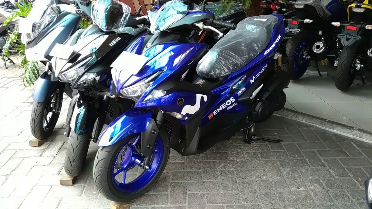 New Livery Aerox 155 VVA Movistar Motogp 2018 YouTube