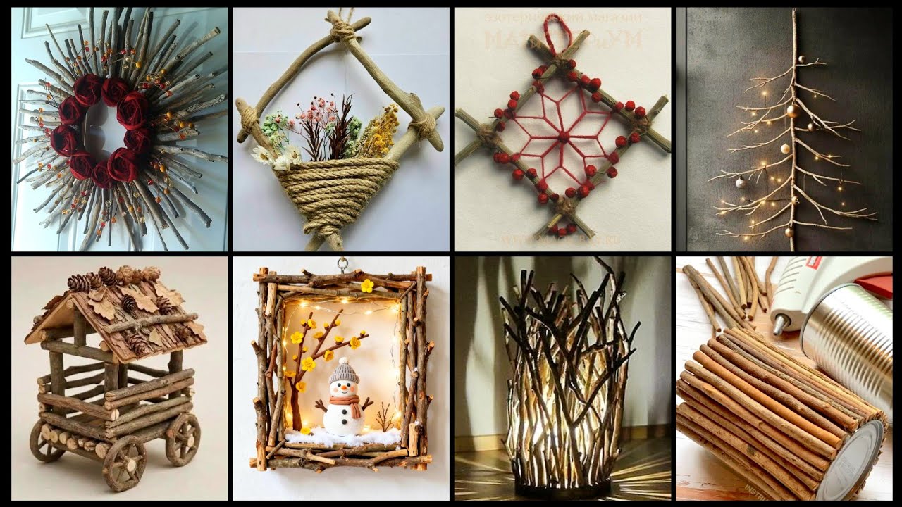 Amazing Rustic Twig Craft Décor Ideas 🌿 | Handmade Natural Wood Art for Cozy Homes