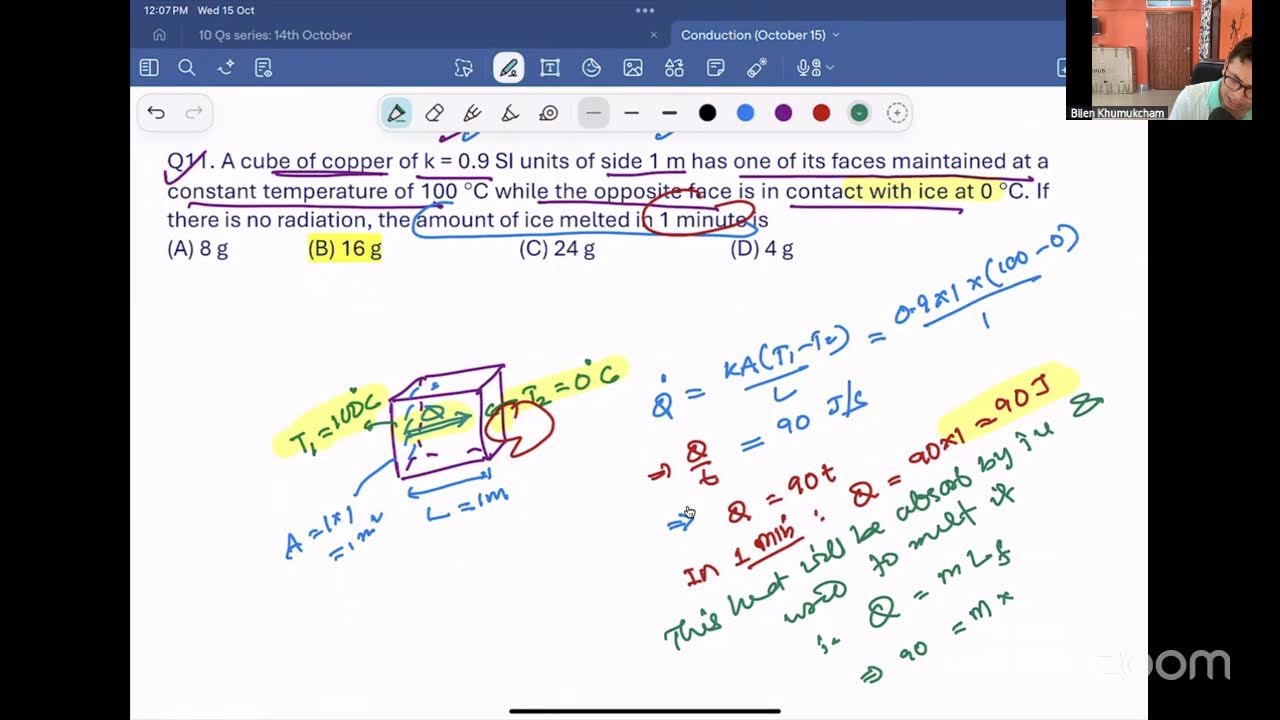 NEET PHYSICS// Modes of Heat transfer (Conduction)