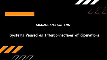 Systems Viewed as Interconnections of Operations