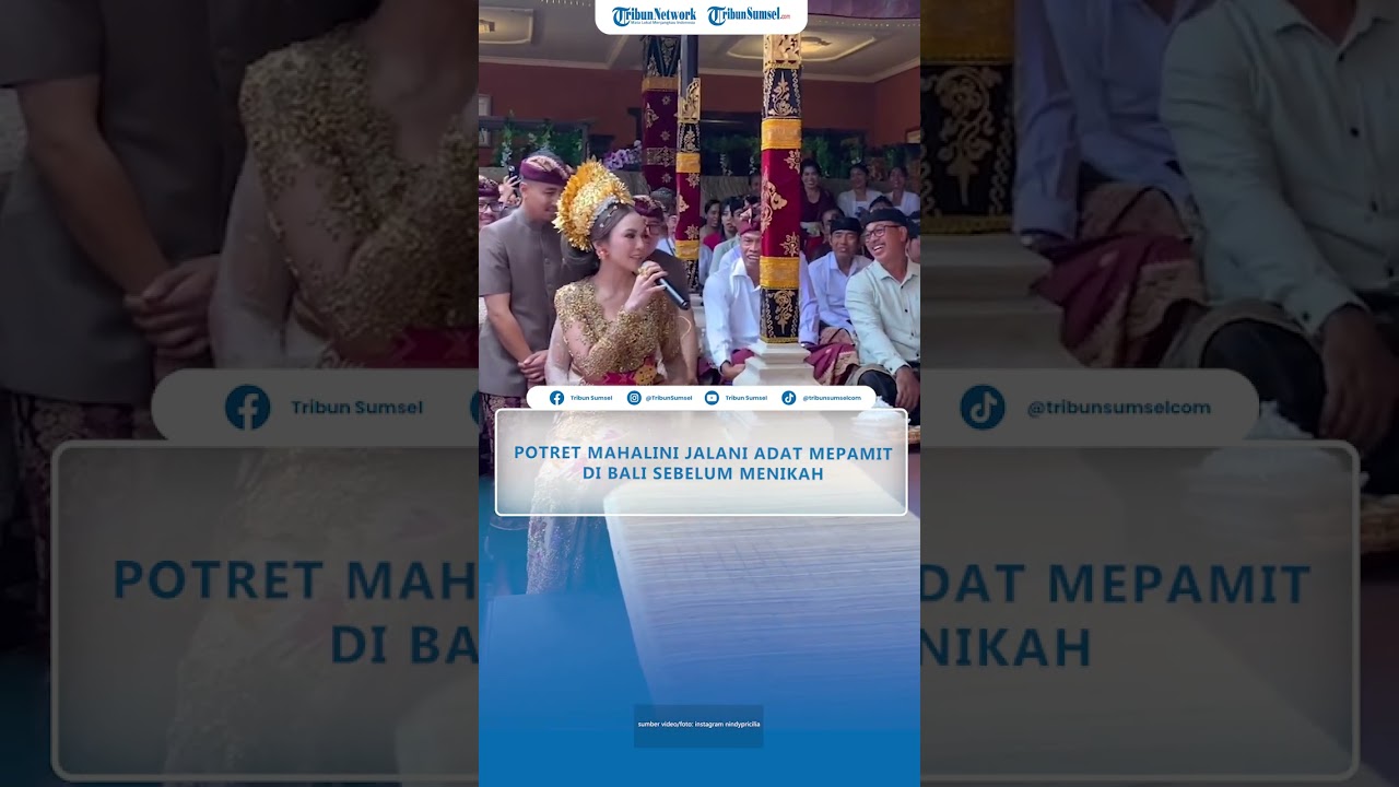 POTRET Mahalini Raharja Jalani Adat Mepamit di Bali Sebelum Menikah dengan Rizky Febian
