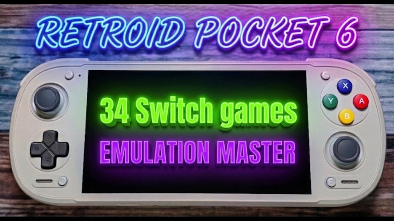 Retroid Pocket 6 tested 34 Switch games - emulation beast - YouTube