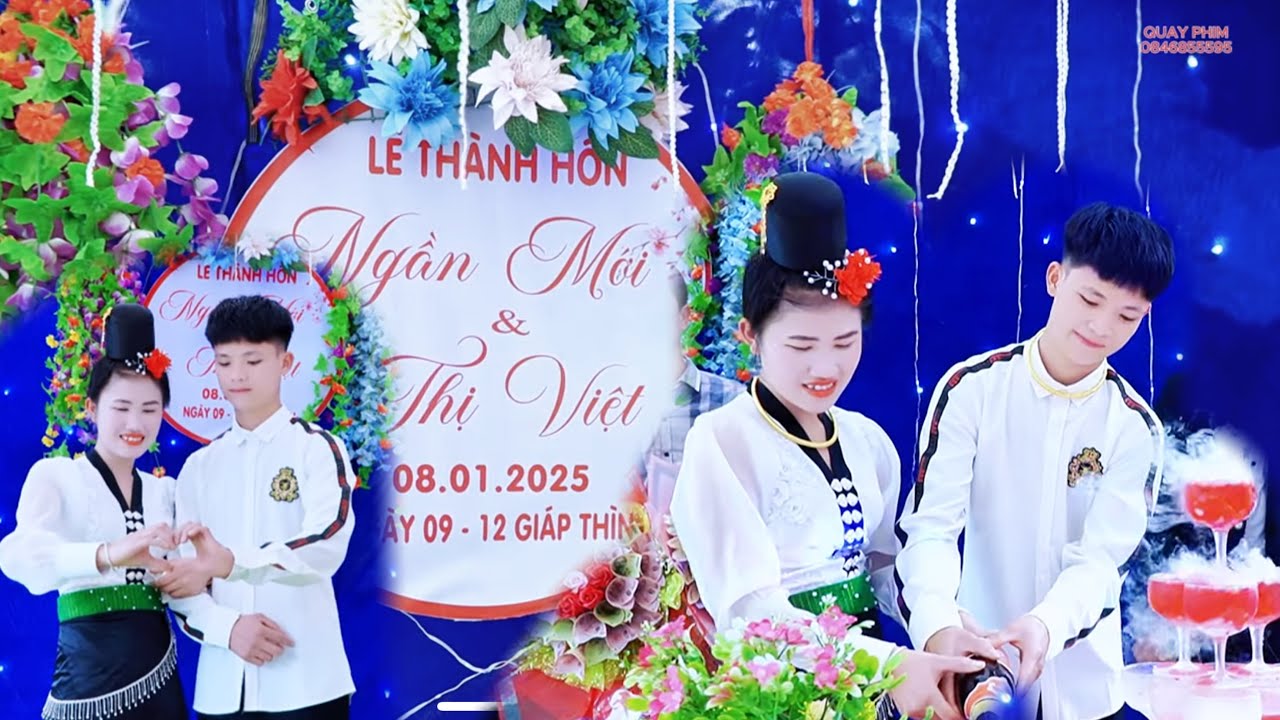 TOÀN CẢNH ĐÁM CƯỚI: NGẦN MỚI SÁNH DUYÊN VỚI THỊ VIỆT , BẢN BÓ ÚN NẬM ÉT QUỲNH NHAI
