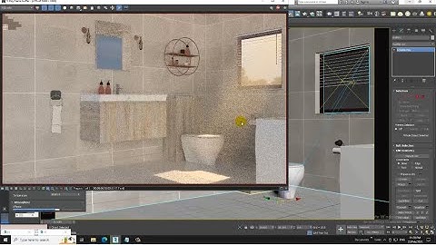 3DsMax Tutorials, Learn Lighting a Bathroom from Scratch in 3dsmax.( Part 10)