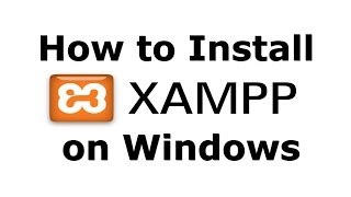 how to install xammp on windows