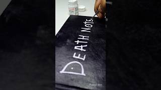 I Created My Own Death Note 😈📓 | Anime Art #shorts #shorts #new #animeart