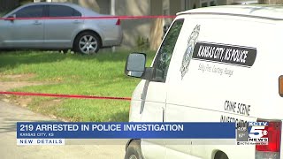 219 Arrested In Kck Police Investigation