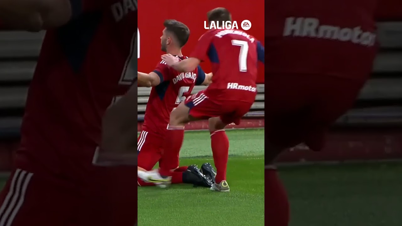 Gol de David García en el #SevillaOsasuna de la temporada 2022/23 #LaLigaHighLights #Osasuna #shorts