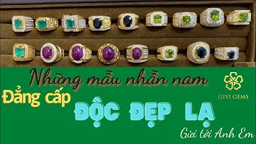 GiviGems | Những mẫu nhẫn nam Emerald , Ruby , Sapphire, Peridot gửi tới Anh Em !