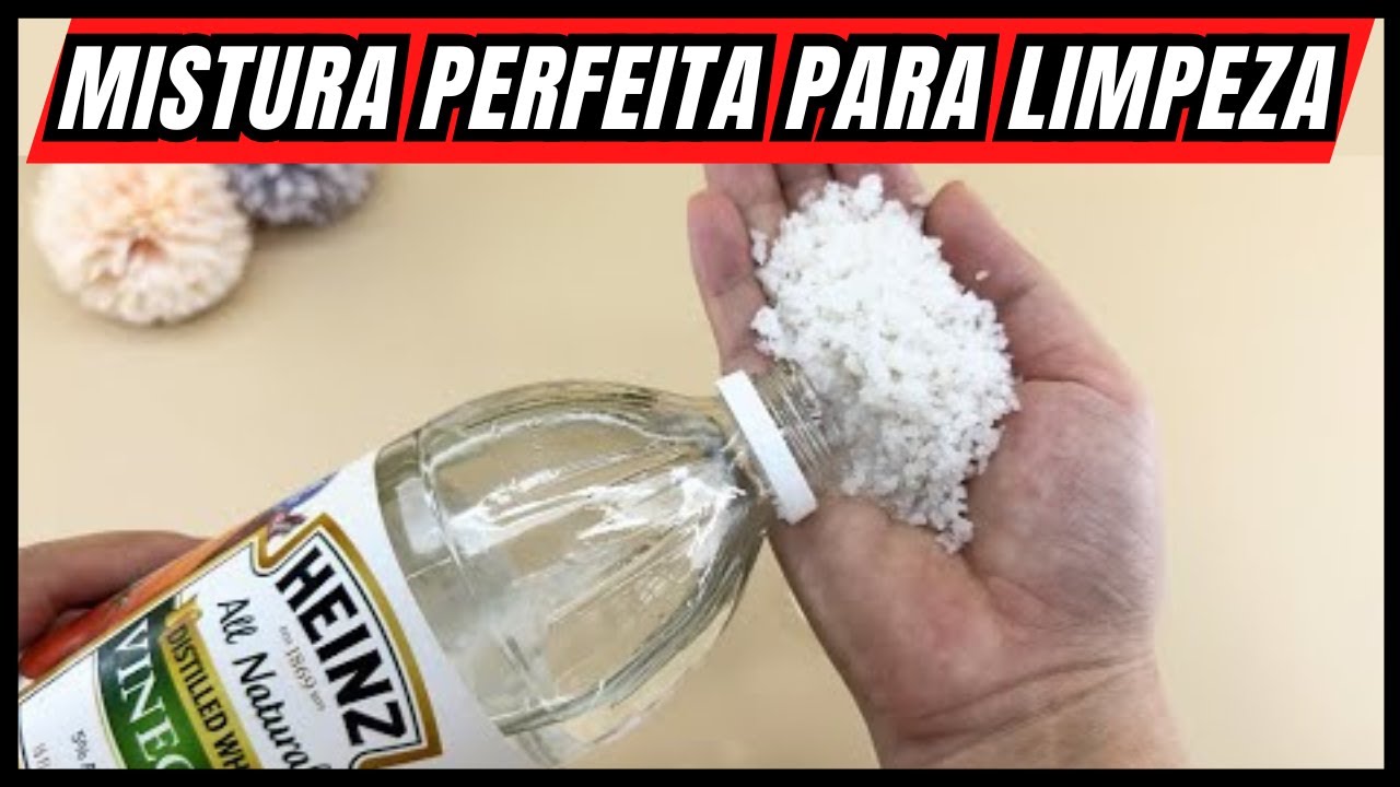 VINAGRE DE ÁLCOOL E SAL: COMBINAÇÃO SIMPLES E BARATA QUE PODE TRANSFORMAR A LIMPEZA DO DIA A DIA!