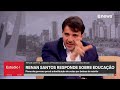 Renan Santos diz que vai restringir financiamento estudantil e acabar com cotas