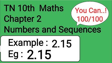 TN 10th Maths Chapter 2 Numbers and Sequences Example 2.15
