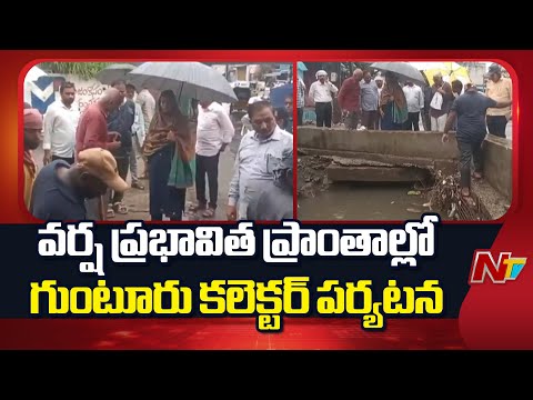 Guntur Collector Tamim Ansari Inspects Rain Affected Areas | NTV Telugu - NTVTELUGU