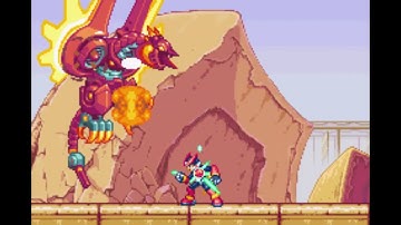 Mega Man Zero 4 - Heat Genblem Stage (No Damage / S Rank)