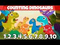 Counting Dinosaurs - Learning Counting 1 to 10 | HiDino Kids Songs With Fun Stories
