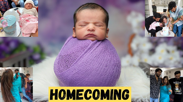 Our Baby's GRAND WELCOME at HOME ! 😮