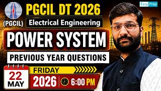 PGCIL DT 2026 | Power System PYQ 🔥| Practice Session | Electrical Engineering by Sumit Sir #pgcil