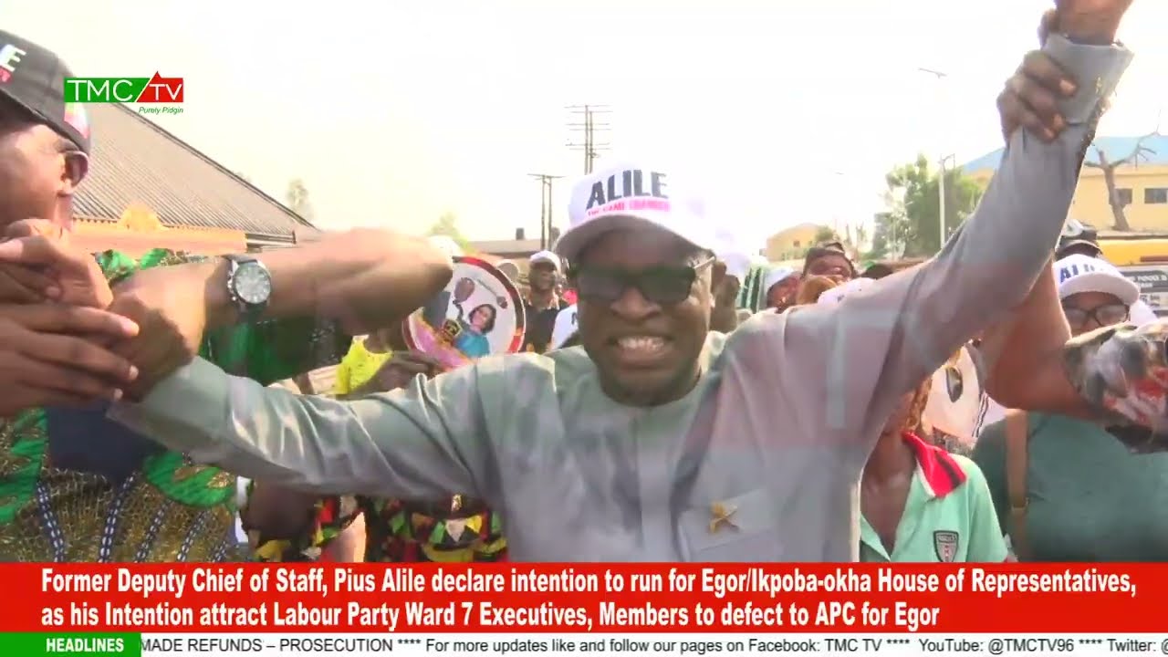 Former Deputy Chief of Staff, Pius Alile declare intention to run for Egor,Ikpoba okha House of Repr