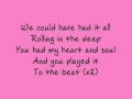 Adele Rolling in the Deep With Lyrics - Full Song Video - Adele Rolling In The Deep