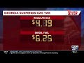 Gas tax suspended in Georgia