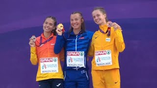 Ilona Mononen Voittoon 3000M Esteissä U23 Em 2025