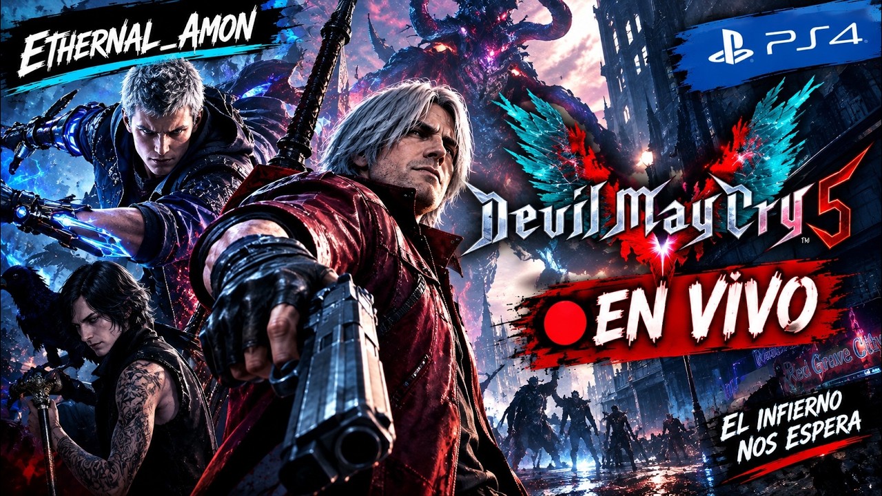 🔴 EN VIVO | DEVIL MAY CRY 5 en PS4 🔥 PARTE #5 | Ethernal_Amon