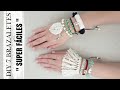 DIY COMO HACER PULSERAS DE HILO FÁCILES | HAZ PULSERAS DE ESTILO VSCO | PULSERAS DE MACRAME