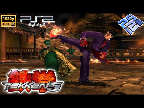 Tekken 5 - All Characters Interludes PS2 Gameplay UHD (PCSX2) 