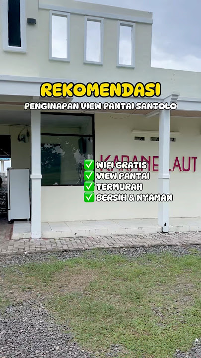Rekomendasi penginapan kalo ke pantai santolo garut, save aja dulu kali aja nanti butuh 😍 #review