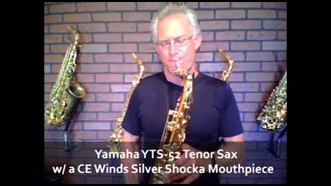 SaxMall.com Yamaha YTS-52 Tenor Saxophone sax played w/ CE Winds Silver Shocka Mouthpiece