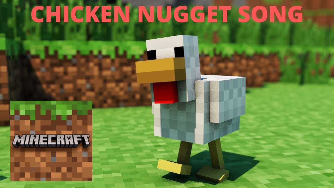 Download Chicken Nugget Song Minecraft Edition Youtube PSD Mockup Templates