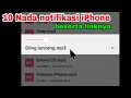 10 Nada notifikasi iPhone terfavorit beserta link nya