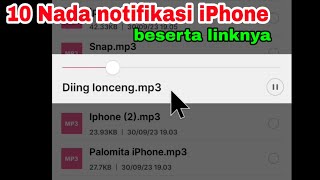 10 Nada notifikasi iPhone terfavorit beserta link nya