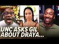 Gilbert arenas clams up when shannon sharpe brings up draya michele  nightcap