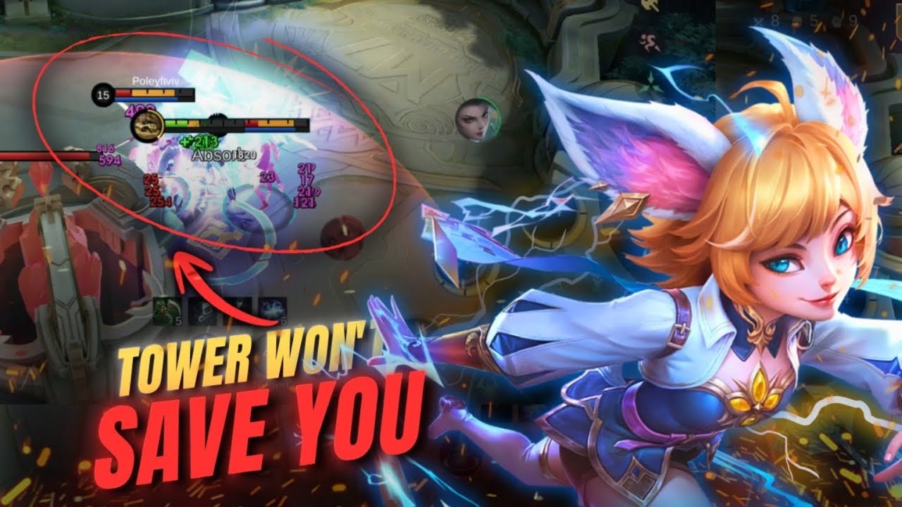 Hide Under Tower, I’ll Still Kill You 😈 | Joy MLBB Montage