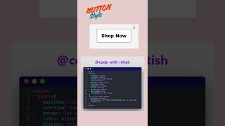 How to Create Button Style in html css | HTML, CSS #html #css #htmlcss #website