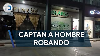 Captan a hombre robando en dos negocios en la colonia Nuevo Repueblo, en Monterrey