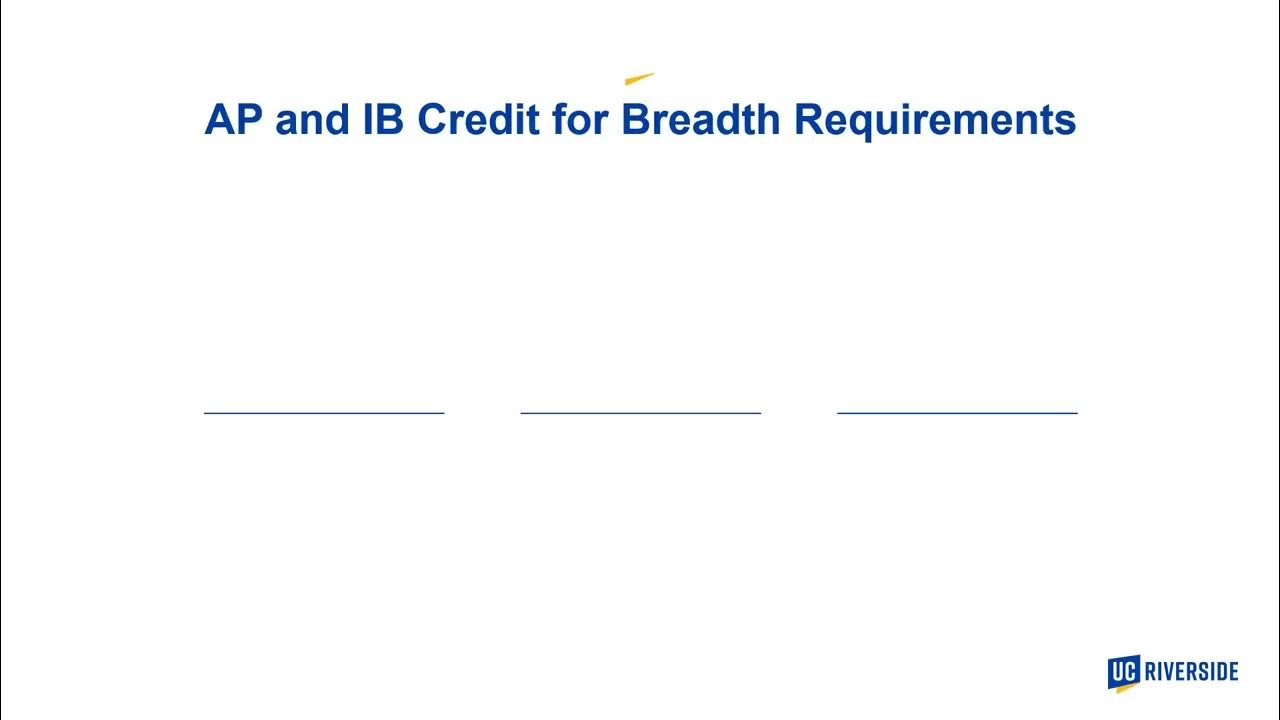 CNAS Breadth Requirements Presentation YouTube