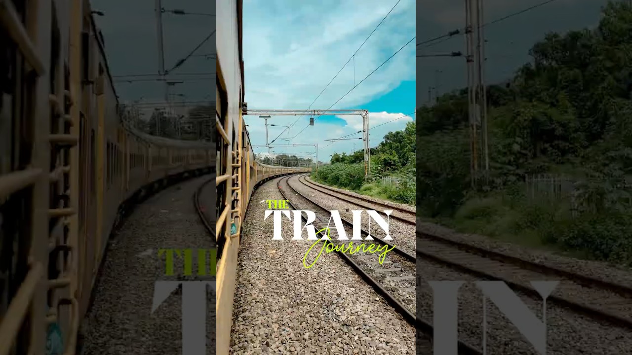 Scenic Train Journey to My Village