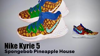 2K26 Shoe Creator:  Nike Kyrie 5 "SpongeBob Pineapple House“