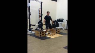 Above Knee Snatch Pull (Blocks)