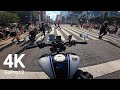 [4K] Yamaha MT09 in Shibuya | MotoGP Japan 2024 | GoPro