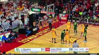 Iowa State Student Section Chants No means no during Motley free throws