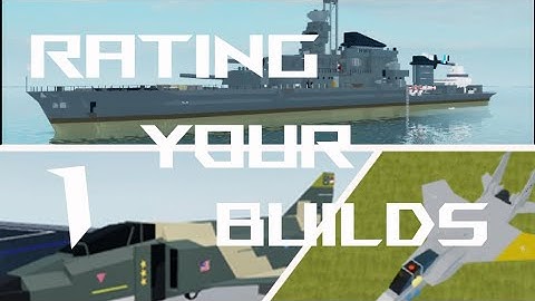 Rating Your Builds from Discord!!! | Roblox Plane Crazy